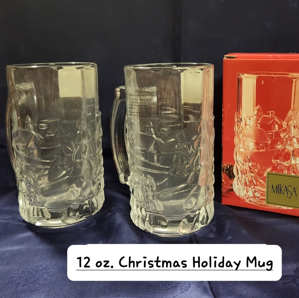 Mikasa Crystal 12oz. Holiday Mug